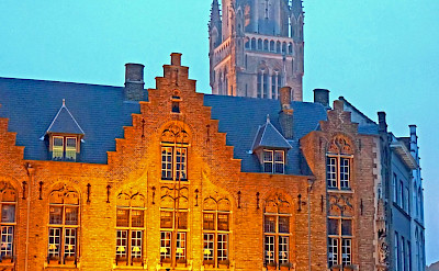 Famous square in Bruges, Belgium. Flickr:Dennis Jarvis