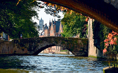 Canals abound in Amsterdam and Bruges.