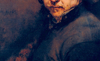 Portrait of Rembrandt van Rijn.
