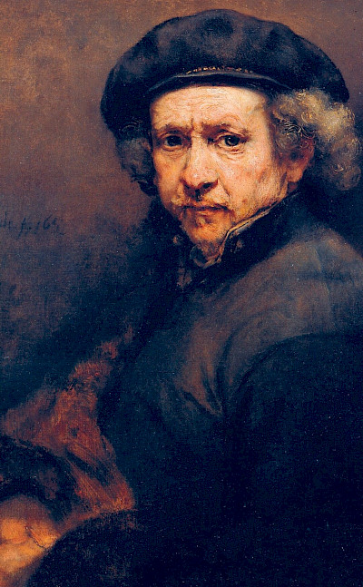 Portrait of Rembrandt van Rijn.
