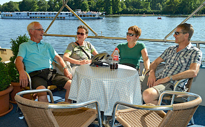 New friendships on board Mecklenburg | Bike & Boat Tours