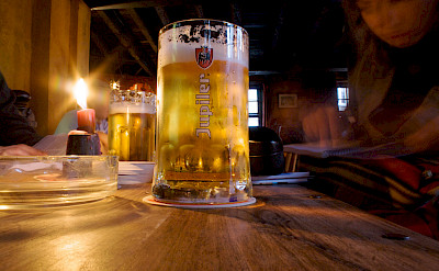 Great local Trappist beers in Bruges, West Flanders, Belgium. Flickr:Ramon