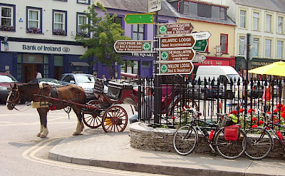 Bike rest in Kenmare, Co. Kerry, Ireland. Creative Commons:Richard Webb 