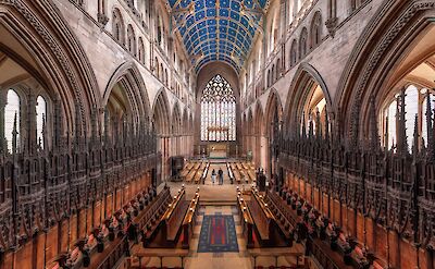 The gorgeous Carlisle Cathedral in Carlisle, Cumbria, England.
