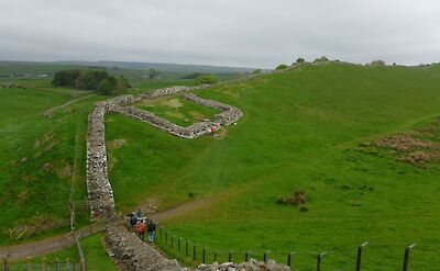 Hiking along Hadrian's Wall in England! Flickr:Monika