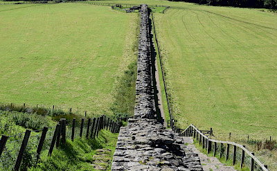 Hadrian's Wall near Gilsland, England. Flickr:John Campbell