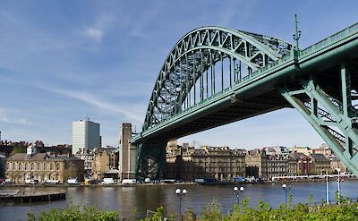 Tyne Bridge in Newcastle, England.