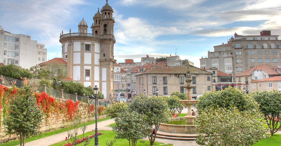 Pontevedra on the Iberian Peninsula in Spain. Flickr:Ivan PC 