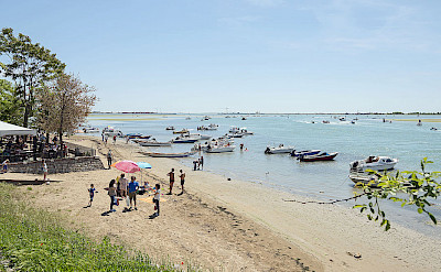 From boots to beach on Sant'Erasmo Island in the Venetian Lagoon, Italy.