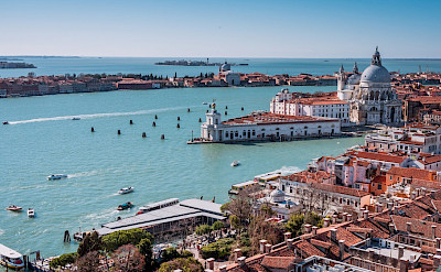 View from San Marco Square tower in Venice, Veneto, Italy. Flickr:Sergey Galyonkin