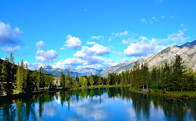 Scenic view of Banff, Alberta, Canada. CC:Balachand