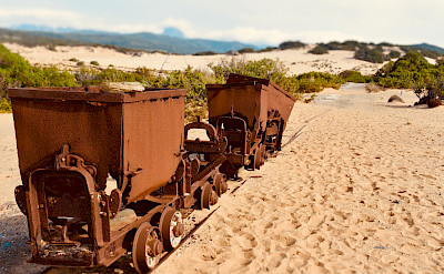 Old mining cars remain on Sardinia. Flickr:wyrd bið ful aræd