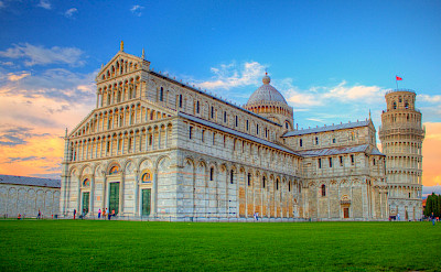 The famous buildings of Pisa, Tuscany, Italy. Flickr:Jiuguang Wang