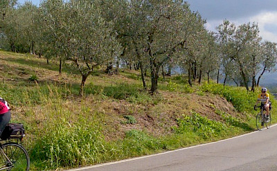 Open road awaits in Tuscany, Italy.