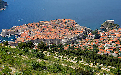 View from the top in Dubrovnik, Croatia. Flickr:Dennis Jarvis