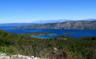 Hiking to Pupnat on the Dalmatian Coast Walking Tour from Split to Dubrovnik in Croatia.