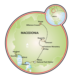 Northern Macedonia Map