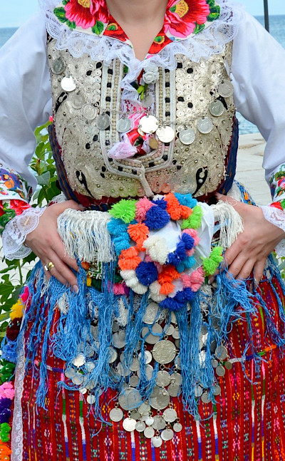 Festival and traditional costumes in Vevchani, Macedonia. Creative Commons:Slavicapanova