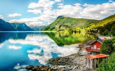 Lustrafjorden near Solvorn in west Norway. Flickr:Anwen Garston