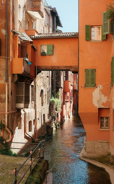 Canal in Bologna, Italy. Unsplash@Ekaterina Bogdan