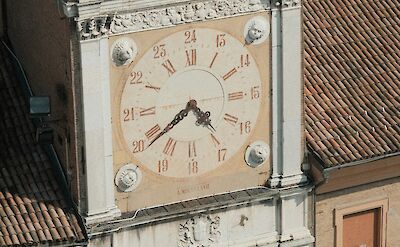 Clock tower in Modena, Italy. Unsplash@Robert Bye