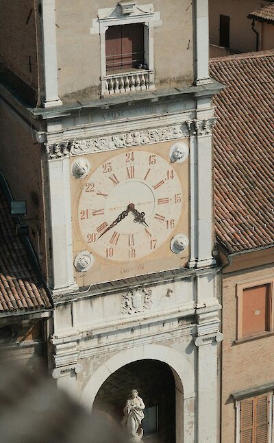 Clock tower in Modena, Italy. Unsplash@Robert Bye