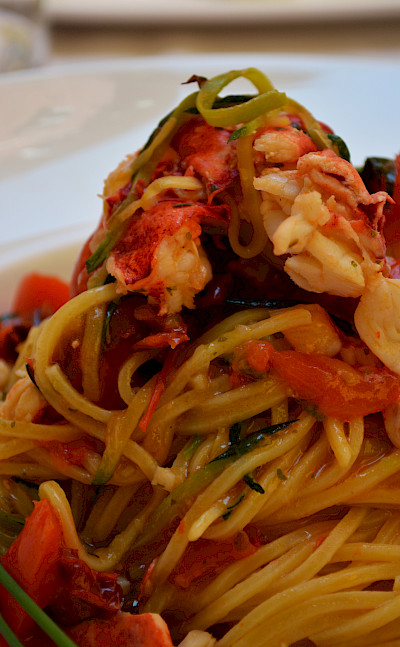 Seafood pasta in Parma, Emilia-Romagna, Italy. Flickr:Pug Girl