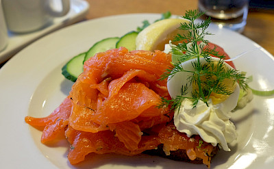 Smoked salmon is so good in Finland! Flickr:junseita