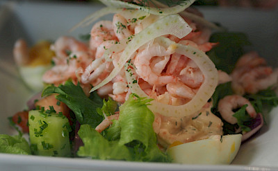 Shrimp Salad in Stockholm, Sweden. Flickr:Maman Voyage