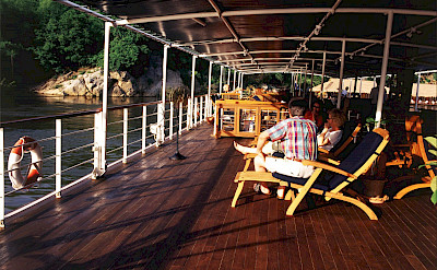 Lounge on deck -Thailand Bike & Boat