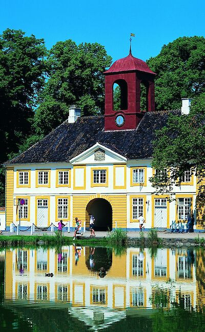 Valdemars Slot, Taasinge (Tåsinge), south of Svendborg, Denmark.