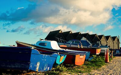 Boats in Whitstable, Kent, England. Unsplash:Bhanu Kiran