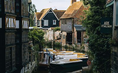 Boats on the river in Canterbury, Kent, England. Unsplash:Peter Thomas