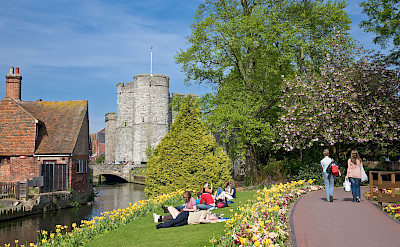 Stour River in Canterbury, England. CC:Diliff