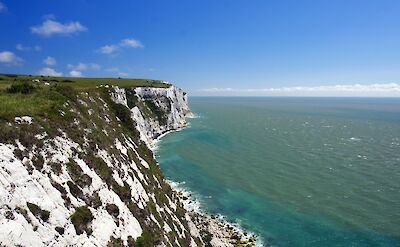 White Cliffs of Dover, Kent, England. Unsplash:Darko M