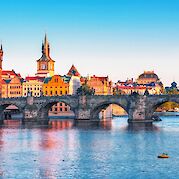 Family-Friendly Prague to Vienna - Scenic view on historical center of Prague, buildings and landmarks of old town, Prague, Czech Republic