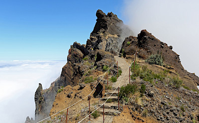 Hiking Pico Ruivo-Pico Arrieiro, Madeira Island, Portugal. ©TO 