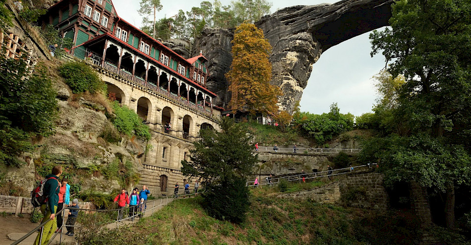 Pravčice Gate, considered the symbol of the Bohemian Switzerland National Park. Flickr:lukebehal 