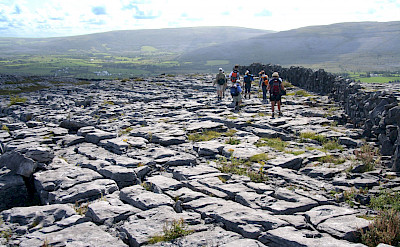 Walking through the Burren region of Ireland. Photo via TO