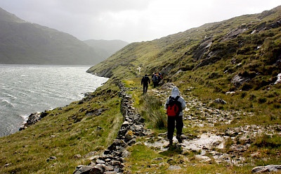 Hiking Killary Fjord, one of only three in Ireland. Photo via TO