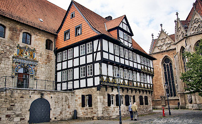 Half-timbered archtitecture in Braunschweig, Germany. Flickr:Heribert Bechen4