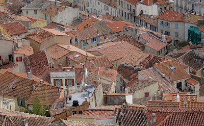 Les toits de Hyères in the Provence-Alpes-Côte d'Azur, France. Flickr:Jeanne Menjoulet