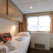 Single Bed Cabin | De Willemstad | Bike & Boat Tour