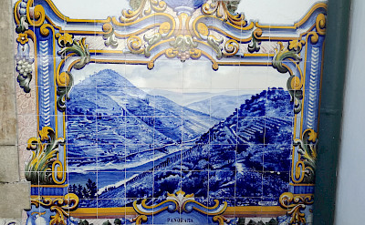 Beautiful tile murals in Porto, Portugal. © TO