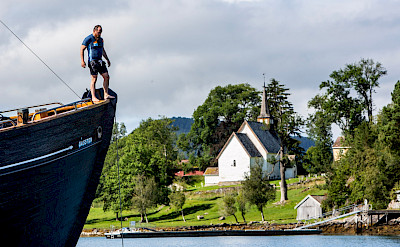 Swimming on the Western Fjords Norway Bike & Boat Tour