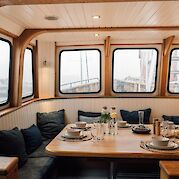Dining area | Gåssten | Bike & Boat Norway Fjords Tour