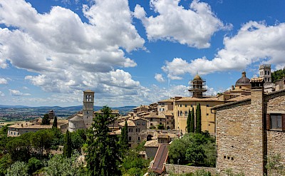 Blue skies above Assisi, Italy. Unsplash@Fernando Tavora