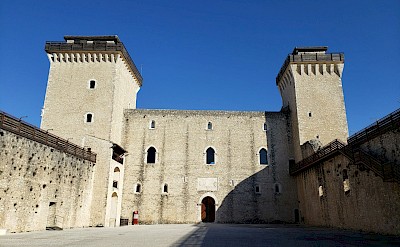 Castle at Spoleto, Italy. Unsplash@Bernardo Ferrari
