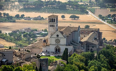 View of Assisi from above, Italy. Unsplash@Achim Ruhnau