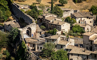 Walls of Assisi from above, Italy. Unsplash@Achim Ruhnau
